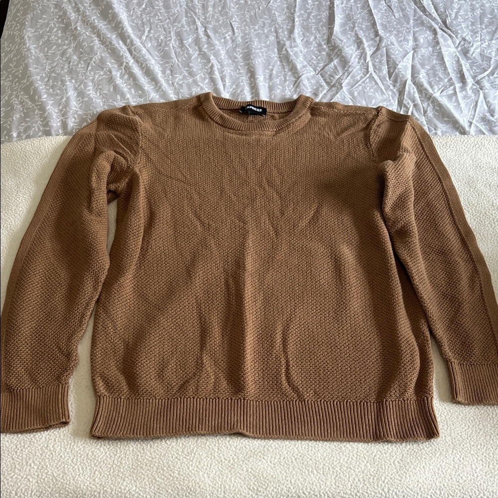 Express - Men's Tan Sweater